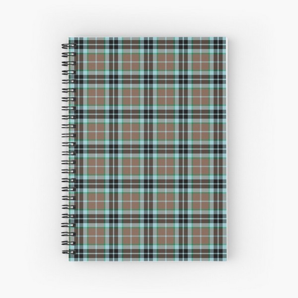 Thompson Hunting tartan spiral notebook