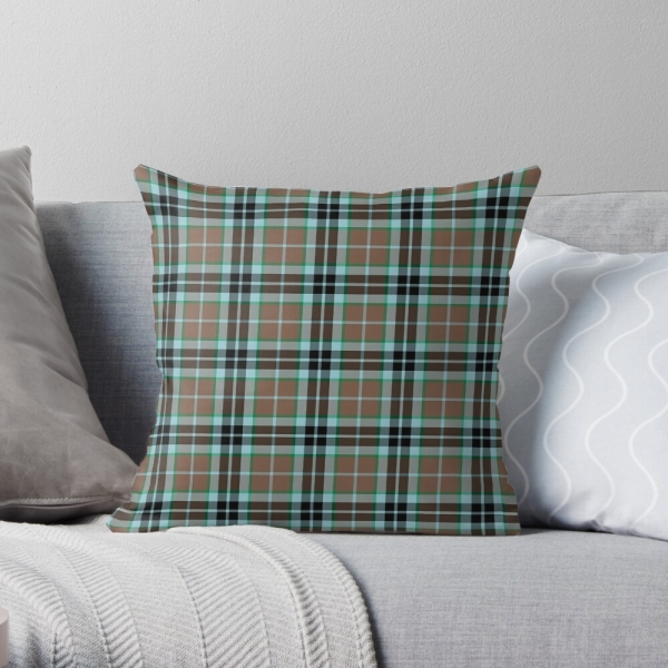 Thompson Hunting tartan throw pillow