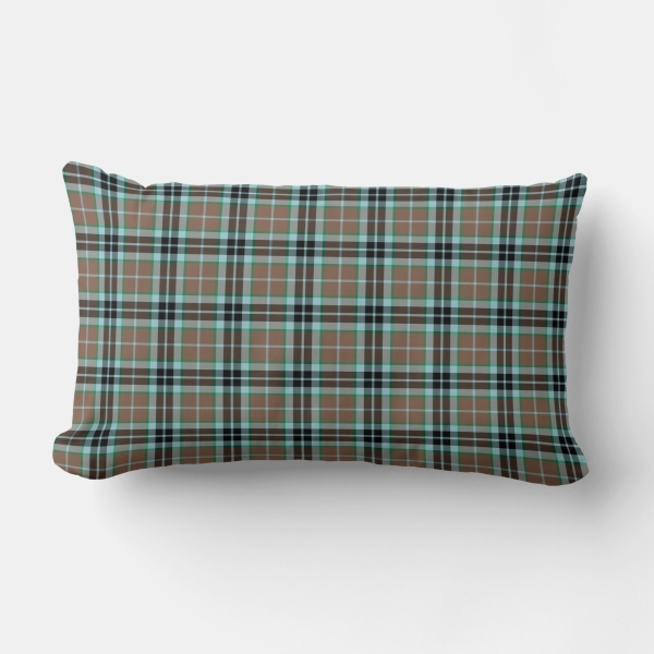 Thompson Hunting tartan lumbar cushion