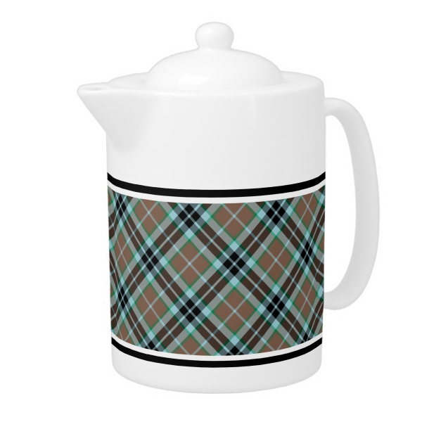 Thompson Hunting tartan teapot