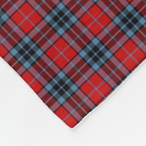 Thompson tartan fleece blanket