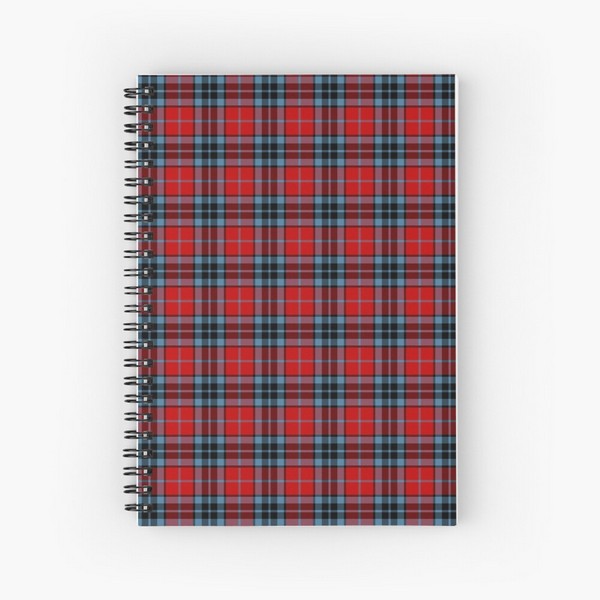 Thompson tartan spiral notebook