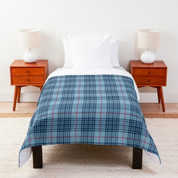 Clan Thorburn tartan comforter