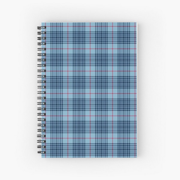 Clan Thorburn tartan spiral notebook