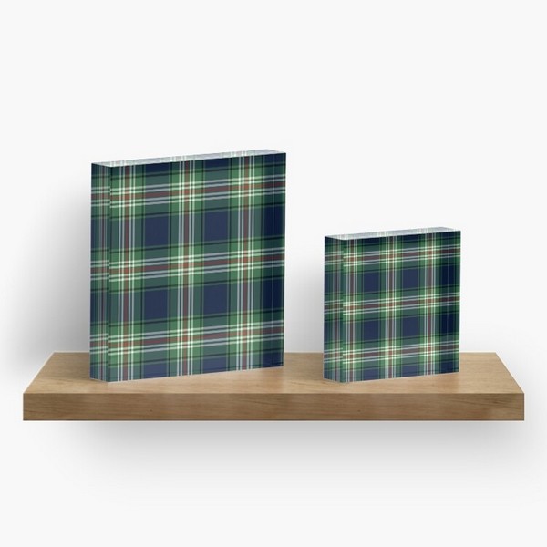 Clan Todd tartan acrylic block