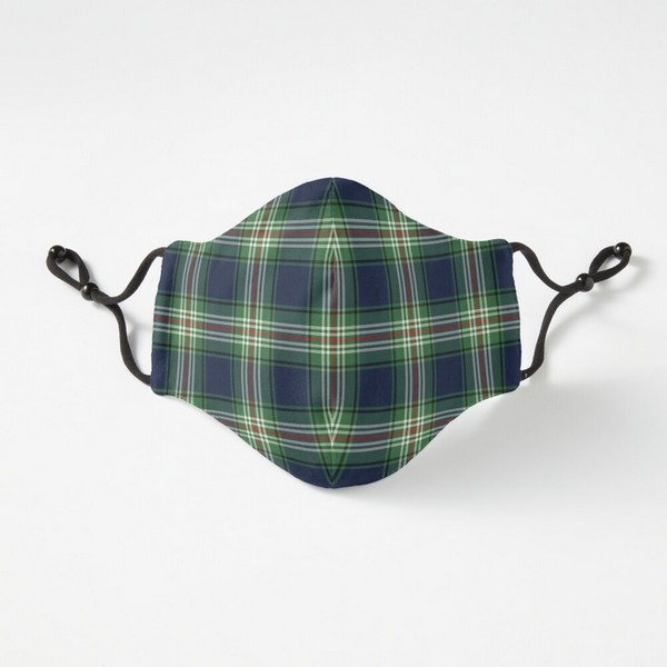 Clan Todd tartan fitted face mask