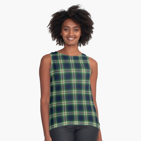 Clan Todd tartan sleeveless top