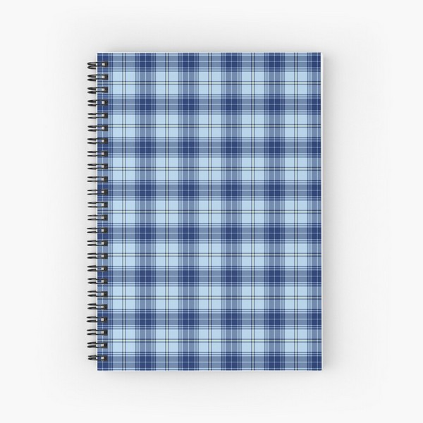 Clan Trainer tartan spiral notebook