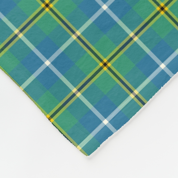 Turnbull Ancient Hunting tartan fleece blanket