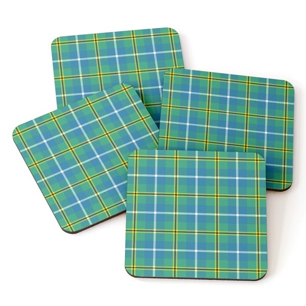 Turnbull Ancient Hunting tartan beverage coasters