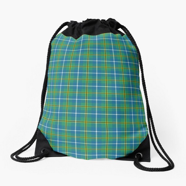 Turnbull Ancient Hunting tartan drawstring bag