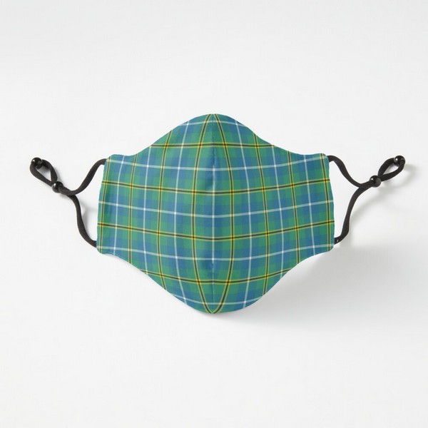 Turnbull Ancient Hunting tartan fitted face mask