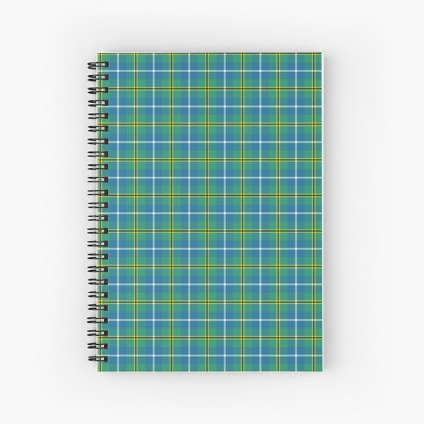 Turnbull Ancient Hunting tartan spiral notebook