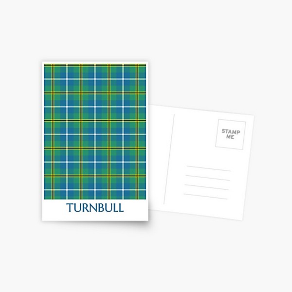 Turnbull Ancient Hunting tartan postcard