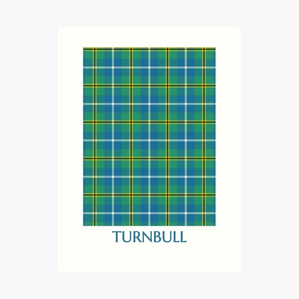 Turnbull Ancient Hunting tartan art print