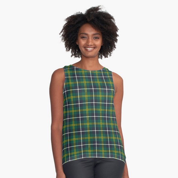 Turnbull Hunting tartan sleeveless top