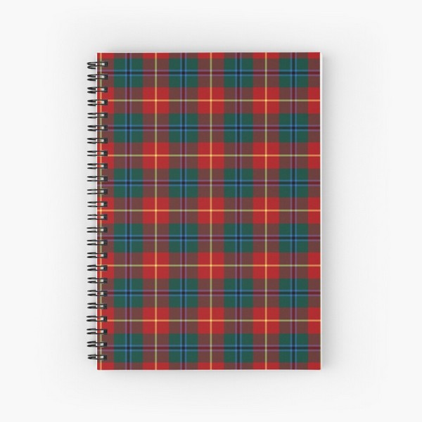 Turnbull tartan spiral notebook