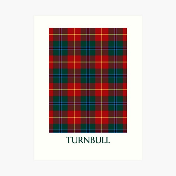 Turnbull tartan art print