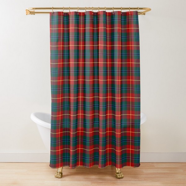 Turnbull tartan shower curtain