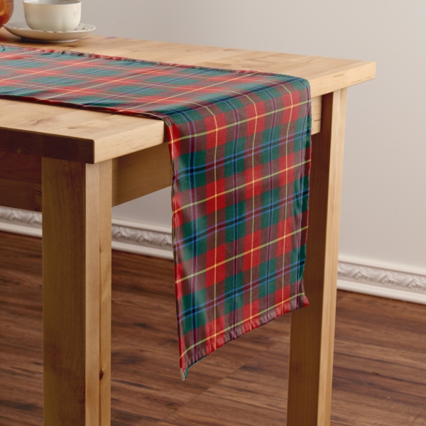 Turnbull tartan table runner