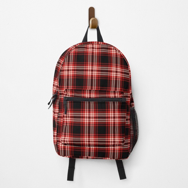Tweedside tartan backpack