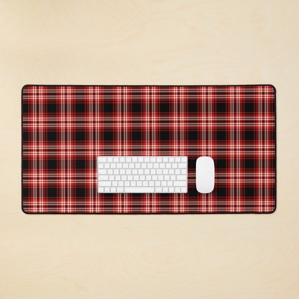 Tweedside tartan desk mat