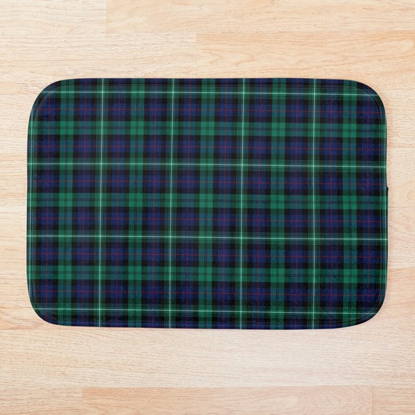 Clan Urquhart tartan floor mat