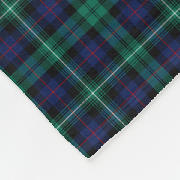 Clan Urquhart tartan fleece blanket