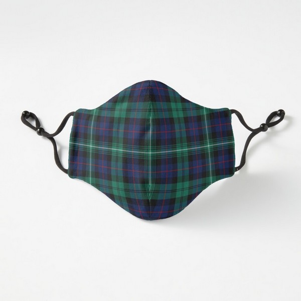Clan Urquhart tartan fitted face mask