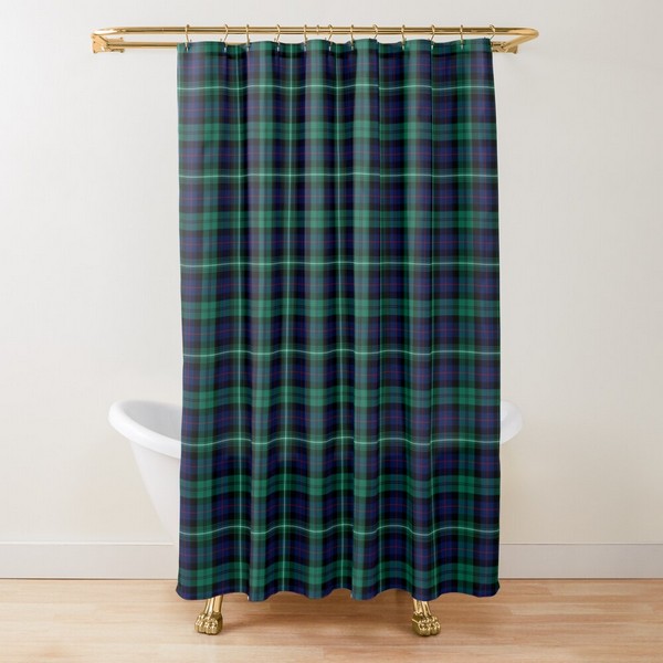 Clan Urquhart tartan shower curtain