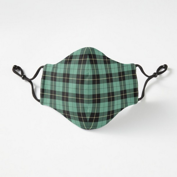 Wallace Ancient Hunting tartan fitted face mask