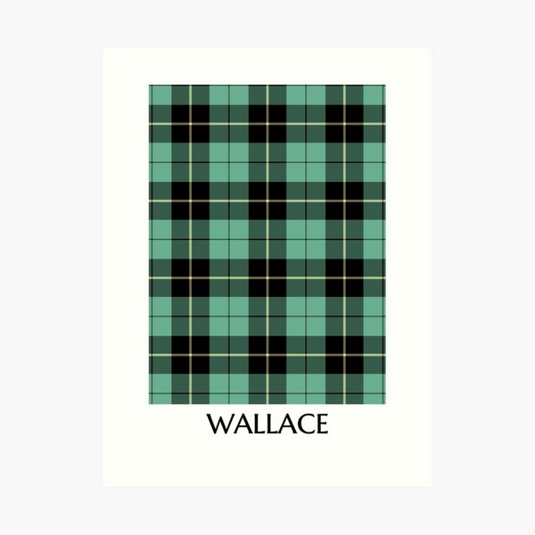 Wallace Ancient Hunting tartan art print