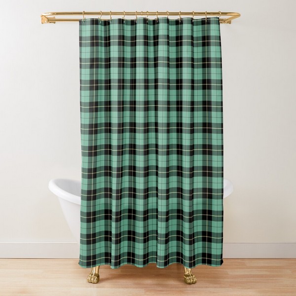 Wallace Ancient Hunting tartan shower curtain