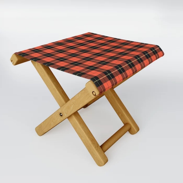 Wallace Ancient tartan folding stool
