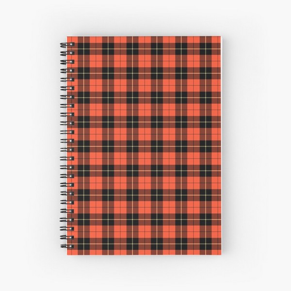 Wallace Ancient tartan spiral notebook