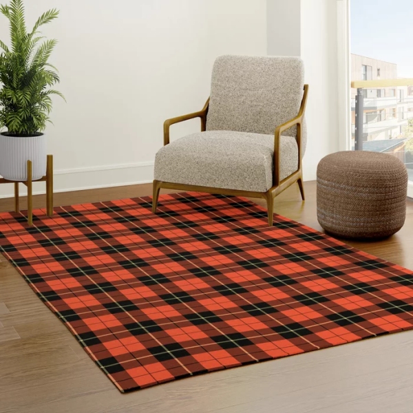 Wallace Ancient tartan area rug