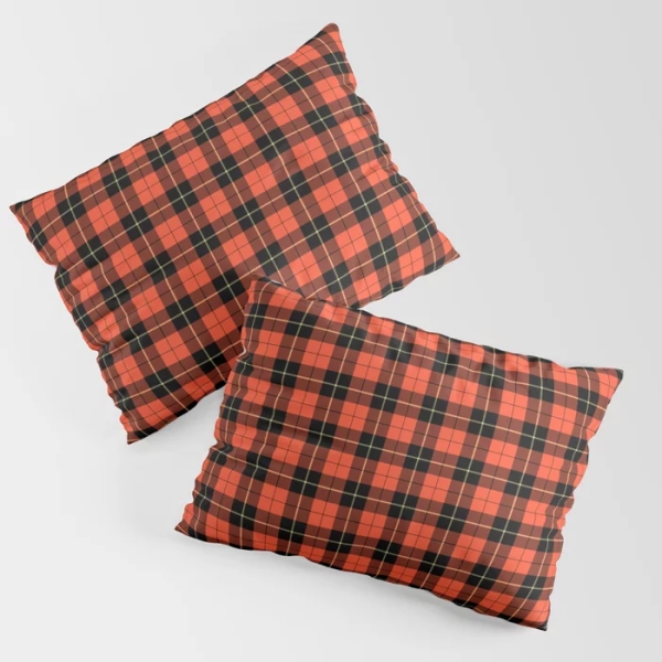 Wallace Ancient tartan pillow shams