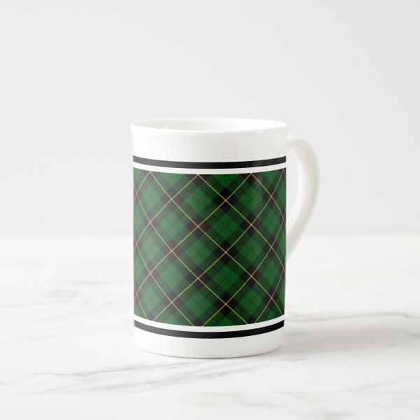 Wallace Hunting tartan bone china mug