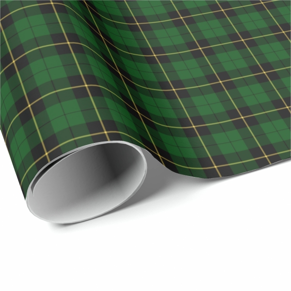 Wallace Hunting tartan wrapping paper