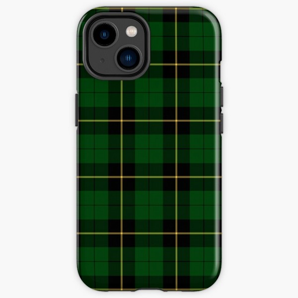 Clan Wallace Hunting Tartan iPhone Case