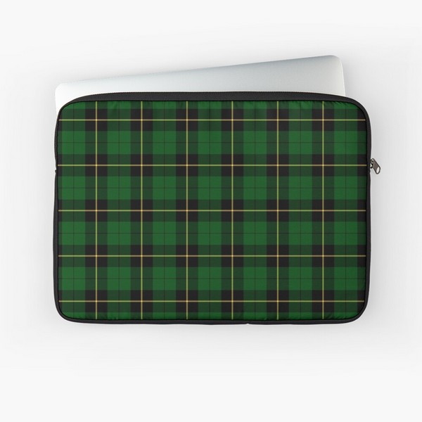 Wallace Hunting tartan laptop sleeve