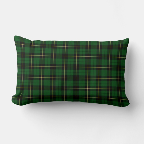 Clan Wallace Hunting Tartan Pillow