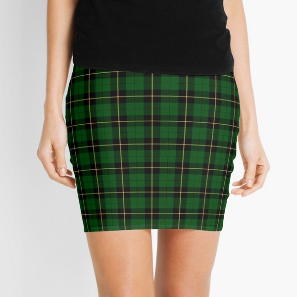 Wallace Hunting tartan mini skirt