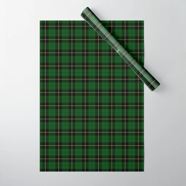 Wallace Hunting tartan wrapping paper
