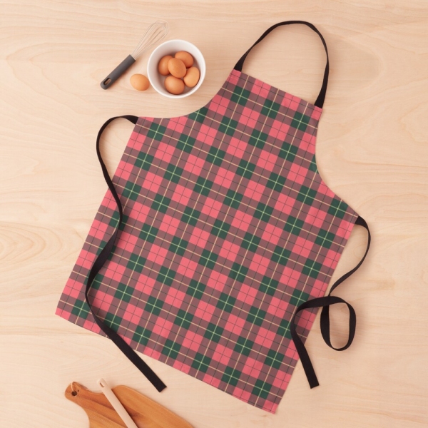 Wallace Weathered tartan apron