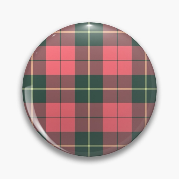 Clan Wallace Weathered Tartan Pin