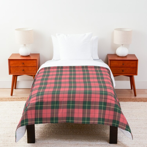 Wallace Weathered tartan comforter