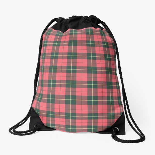 Wallace Weathered tartan drawstring bag