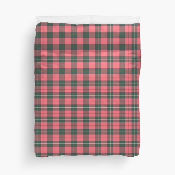 Clan Wallace Weathered Tartan Duvet Cover