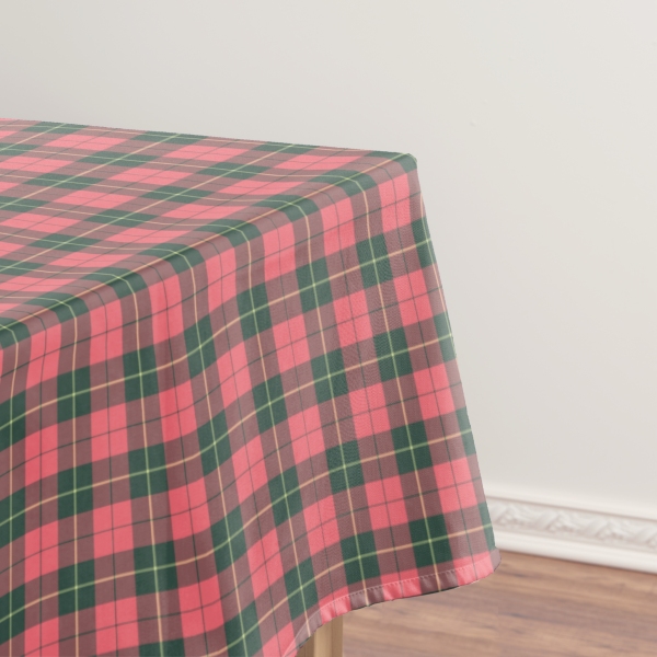 Wallace Weathered tartan tablecloth